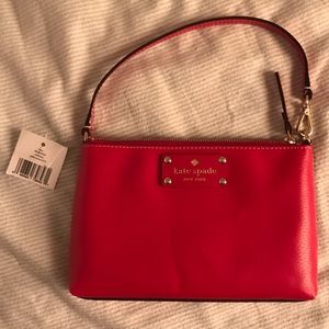 Red Boar’s Leather Kate Spade Purse